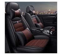 SRQORT Cars Seat Covers Full Set 5 Seat Car Seat Covers For Duster For Kaptur For Fluence For Koleos For Megane For Logan(Black Coffee,A)