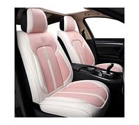 SRQORT Cars Seat Covers Leather 5 Seats Car Seat Covers For Lexus Gs300 Lx470 Gx470 Es Is Rx Gx Gth Lx570 All Models(White Pink,Standard)