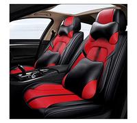 SRQORT Cars Seat Covers Leather 5 Seats Car Seat Covers For Lexus Gs300 Lx470 Gx470 Es Is Rx Gx Gth Lx570 All Models(Red,Luxury)