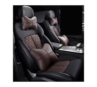SRQORT Cars Seat Covers Leather Car Seat Covers Custom For Bmw X5 X6 Z4 E53 E85 E86 E89 E70 E71 E72 F15 F16 F85 F86 Car Interior(Black coffee,Luxury)