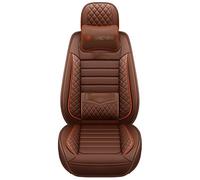 SRQORT Cars Seat Covers Leather Car Seat Covers For Citroen C3 C4 For Berlingo C5 For Aircross Front+Rear Seat Full Set(Coffee,Deluxe b)