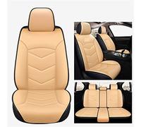 SRQORT Cars Seat Covers Leather Car Seat Covers For Cruze For Captiva For Spark T300 For Onix For Lacetti For Niva For Sail For Cobalt For Aveo T250(Beige)