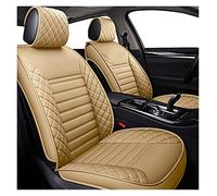 SRQORT Cars Seat Covers Leather Car Seat Covers Special For Mercedes For Benz W204 W211 W210 W124 W212 W202 W245 W163 Cla Gls 5 Seat(Beige,B)