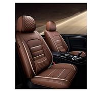 SRQORT Cars Seat Covers Universal Leather Car Seat Covers For A4 Q2 A5 For Sportback A3 8l 8p A6 A1 Q3 Q5 Q7 100(Brown)