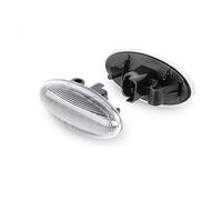 SRQORT For Peugeot 307 107 1007 108 206 301 407 4007 607 Restyling For Expert Side Marker Turn Signal Repeater Lights 2Pcs Side Indicators(No Dynamic Silver)