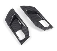 SRQORT Gear Shift Panel Trim Car Sticker for Dodge for Ram 1500 2019 2020 Car Accessories Side Inner Door Handles Bowl Cup Cover Trim ABS Carbon Fiber Grain 2PCS Car Door Armrest Decorative Sticker