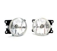 SRQORT Headlight Cover 1Pair Car Front Bumper Fog Lights Driving Lamp With Bulb 9675450980 9410269911 For Peugeot 208 2012-2019 Car Headlight Covers
