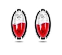 SRQORT Indicator Light 12 LED Side Marker Light Indicators Tail Light Clearance Lamp For Truck Trailer RV Lorry Pickup Tractor 12V 24V(2 pcs)