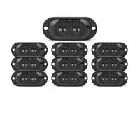 SRQORT Indicator Light 12V 24V 2/10pcs LED Side Marker Indicators Light Truck Warning Tail Light Trailer External Clearance Turn Signal Lamp(10pcs Red)