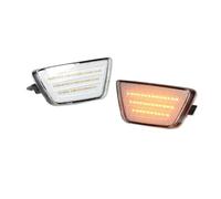 SRQORT Indicator Light For Chevy For Cruze 2011-2015 For Cruze Limited 2016 LED Front Bumper Side Marker Turn Signal Indicator Lights(Clear Lens Amber)