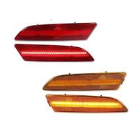 SRQORT Indicator Light For Chrysler For Crossfire 2004 2005 2006 2007 2008 Car Front/Rear Bumper Side Marker Indicator Lights(Crystal)
