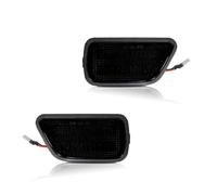 SRQORT Indicator Light For CR-V 1997-2000 2001 2pcs Red Full LED Rear Side Marker Light Right Passenger Rear Bumper Sidemarker Lamp(Smoked)