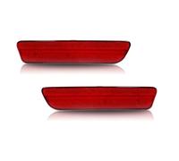 SRQORT Indicator Light For For Mustang 2005 2006 2007 2008 2009 LED Rear Bumper Reflector Back Side Marker Lights(Red Lens)