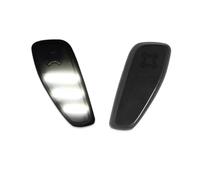 SRQORT Indicator Light For Jeep For Renegade 2015 2016 2017 2018 2019 2020 2021 2022 2023 LED Car Front Side Marker Turn Signal Lights(Smoked Lens White)