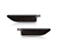 SRQORT Indicator Light For MINI For Cooper 2nd Generation For F60 For Countryman 2017-up LED Front Bumper Side Marker Turn Signal Lights(Smoked)