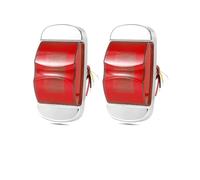 SRQORT Indicator Light LED Clearance Marker Lamp Side Marker Warning Indicator Lights Taillights For Trailer Truck Caravans 12V-24V(2pcs Red)