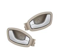 SRQORT Inner Door Handle for Fluence 2011 2012 2013 806715396R 806713870R Black/Beige Auto Interior Opening Door Left Right Inner Door Handle Interior Inner Handle(1pair Beige)