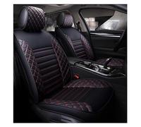 SRQORT Leather Universal Car Seat Covers Car Seat Protectors Auto Interior Accessories Car Seat Covers(Black Red 4pcs)
