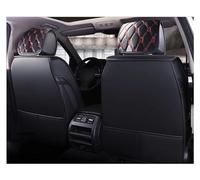 SRQORT Leather Universal Car Seat Covers Car Seat Protectors Auto Interior Accessories Car Seat Covers(Luxury black red)