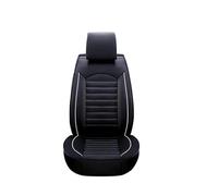 SRQORT Leather Universal Car Seat Covers For Alfa For Romeo All Models 147 For Giulia For Stelvio Car Seat Protectors Car Seat Covers(Black white)