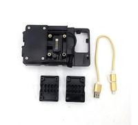 SRQORT Motorcycle Navigation Bracket GPS Navigation Mounting Bracket Navigation Bracket Holder For DUCATI For MULTISTRADA 1200 MY 2013-2014 Handlebar Adapt Holder(C)