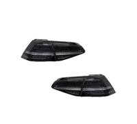 SRQORT Rear Brake Lights For VW For Golf 7/7.5 taillight assembly 2013-2020 LED streamer steering rear light taillight car accessories Light Indicator(Black L and R)