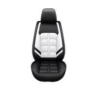 SRQORT The Leather Car Seat Protective Cover For All-Season Universal 5-Seat Models Is Compatible With Most Car Seat Protective Covers Car Seat Covers(WHITE)