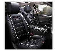 SRQORT Universal Leather Car Seat Covers For For A5 For Sportback For For A3 8p A4 A6 C5 100 C4 Car Seat Protectors Car Seat Covers(Black White)