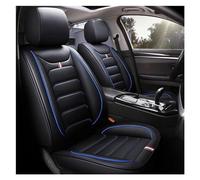 SRQORT Universal Leather Car Seat Covers For Opel For Zafira For Tourer For Astra K For Insignia 2014 Car Seat Protectors Car Seat Covers(Black BLUE)