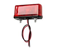 SRQORT Warning Taillight Assembly 12v 24v Waterproof Car License Plate Light Number Universal Lamp License Plate Car Truck Trailer Lorry Rear Tail Light 1Pc