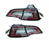 SRQORT Warning Taillight Assembly For Tesla For Model 3 2016-2021 Car Tail Light Tail Rear Running Light + Brake + Reverse Lamp + Dynamic Turn Signal(Clear)