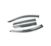 SRQORT Wind Deflectors 4pcs Car Window Door Visor for BMW X3 F25 2011~2017 Vent Awning Sun Rain Eyebrow Guard Cover Deflector Accessories Rain Sun Guard