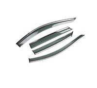 SRQORT Wind Deflectors 4PCs Car Window Visor For Volvo EX30 ZAMC Motor Company 2023 2024 2025 Deflector Guards Awning Sun Rain Eyebrow Rain Sun Guard(Black)