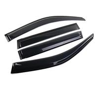 SRQORT Wind Deflectors Car Window Door Visor for Mazda 6 for Atenza GH1 Ultra Sedan 2008~2012 Vent Awning Sun Rain Eyebrow Guard Cover Deflector Rain Sun Guard(Black)