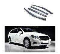 SRQORT Wind Deflectors For Mercedes For BENZ R-Class W251 R300L R350L R500L car rain shield deflectors awning trim cover exterior Rain Sun Guard