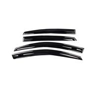 SRQORT Wind Deflectors Window Door Visor for Peugeot 308 T9 MK2 Hatchback for GTi 2014~2021 Vent Awning Sun Rain Eyebrow Guard Cover Deflector Rain Sun Guard(Black)