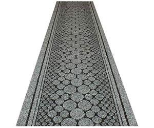 SrS Rugs® Cork Long Carpet Runner Non-Slip Mat for Hall and Stairs. 67cm Wide. 5 Colours. Any length (Grey, Length: 8' (244cm))