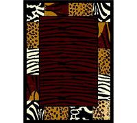 SrS Rugs® Luna Collection, Living Room Rug and Hallway Runner, with Soft Smooth 8mm Pile. Animal Print Design. 3 Colours, 5 Sizes (Safari, 160 x 225 cm)