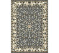 SrS Rugs® Luna Collection, Living Room Rugs, Hallway Runners, with Soft Smooth 8mm Pile. Contemporary Borders Design. 7 Colours, 9 Sizes (Classical Grey, 80 x 150 cm)