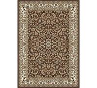 SrS Rugs® Luna Collection, Living Room Rugs, Hallway Runners, with Soft Smooth 8mm Pile. Contemporary Borders Design. 7 Colours, 9 Sizes (Classical Brown, 80 x 150 cm)