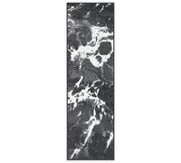 SrS Rugs® Luna Collection, Modern Long Carpet Runner Rug for Entrance Hall and Stairs. Smooth Soft 8mm Depth Pile. 70cm Wide. Any length (Grey Marble, Length: 5' (152cm))