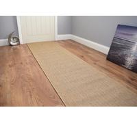 SrS Rugs® Luna Flatweave Collection, Reversible Indoor Outdoor Runner Rug for Hallway, Kitchen, and Entrance. Smooth Soft 2mm Depth Pile. 70cm Wide. Any Length (Flatweave Beige, Length: 16' (488cm))