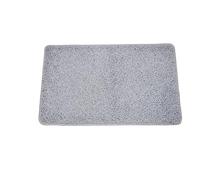 SrS Rugs® Non Slip Bath Mat - Super Soft Machine Washable Rug - Multiple Colours & Sizes (Silver, 66cm x 120cm)