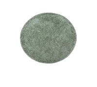 SrS Rugs® Round Shaggy Rug - Circle Mat Soft Thick Pile Non Slip Washable (Glade Green, 100cm)