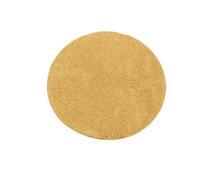 SrS Rugs® Round Shaggy Rug - Circle Mat Soft Thick Pile Non Slip Washable (Ochre, 80cm)