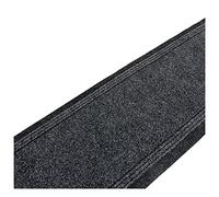 SrS Rugs® Sydney Long Carpet Runner - Heavy-Duty - Stain-Resistant - Absorbent - Non-Slip Rubber Backed - Strong - Industrial Grade - Tough Mat for Hall and Stairs (Black, Length: 4' (67 x 122 cm))