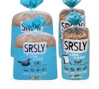 SRSLY Low Carb Bread Freshly Baked Multi Buy Pack | 2 Low Carb Keto Loaves & 8 Rolls | 0.7g Carbs Per Slice | 2g Carbs Per Roll | High Protein & Fibre Low Sugar Keto Bread Bundle Pack