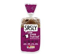 SRSLY Low Carb Fruit Loaf | One Pack | Sliced | Freshly Baked Light & Fluffy | Low Carb Keto Food | Certified by Sugarwise | Only 2.4g Carbs & 69 Kcals Per Slice | High Protein