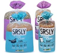 SRSLY Low Carb Keto Bread Bundle x4 | 0.7G Carbs, 43 Kcals | Freshly Baked Light & Fluffy | Sugarwise Certified | Low Calorie | High Protein | High Fibre | Seriously Low Carb