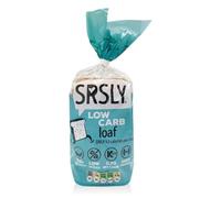 SRSLY Low Carb Keto Bread - Only 0.7g Carbs & 43 Kcals Per Slice - Freshly Baked Light & Fluffy - Sugarwise Certified Low Sugar Bread - High Protein High Fibre - 1 Sliced Loaf